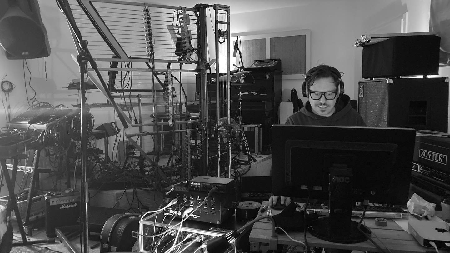 Diego Ferri in the studio. Photo: Saiko